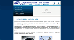 Desktop Screenshot of organizaciongcj.com.ar